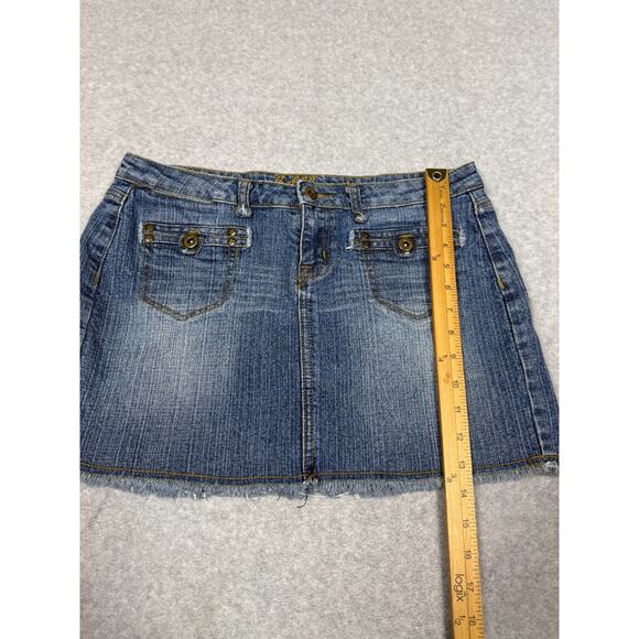 Y2K Bubblegum Womens Size 11/12 Denim Mini Skirt - Picture 5 of 8